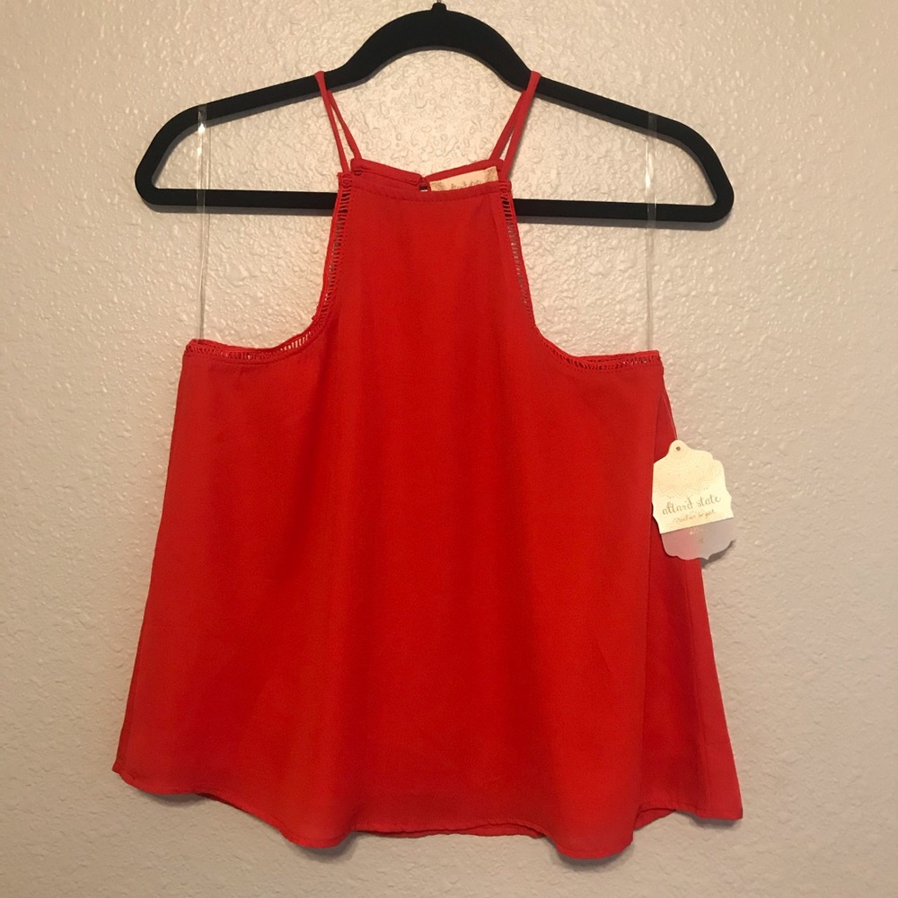 Altar’d State Bright Red Tank Top